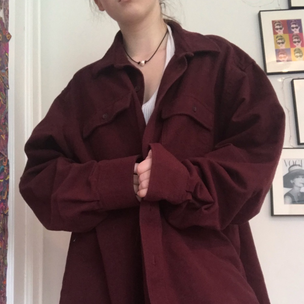 Men’s LL Bean Chamois cloth shirt XL